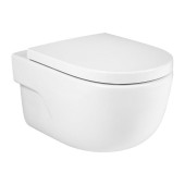 Roca Meridian-N Унитаз подвесной 36x48см, безободковый, цвет: белый. 7.3462.4.400.0