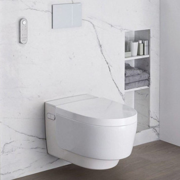 Geberit AquaClean Mera Comfort Унитаз-биде подвесной, KeraTect, цвет: белый. 146.210.11.1-2