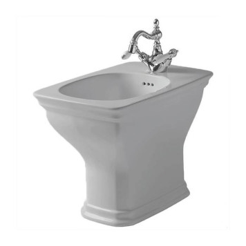 Artceram Civitas Биде напольное 36x54 cм, 1 отверстие, цвет: серый. CIB002 34 00