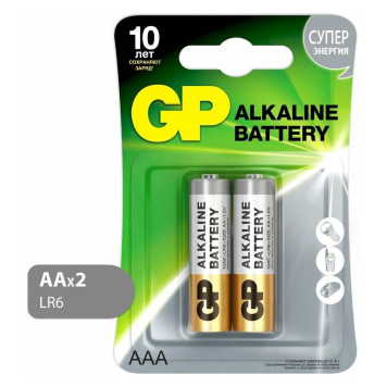 Элемент питания GP 15A/LR6 (AA) BC2 (2шт)-1