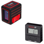 НОВОГОДНИЙ КОМПЛЕКТ Лазерный уровень ADA CUBE MINI Basic Edition + Уровень электронный ADA ProDigit RUMB
