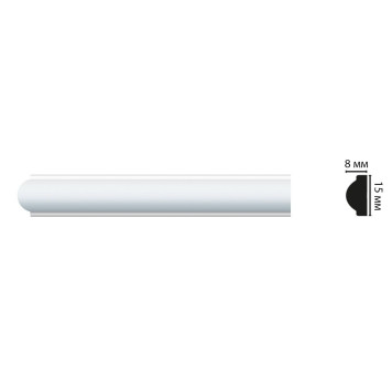 Молдинг гладкий DECOMASTER D130ДМ (15*8*2000мм)-2