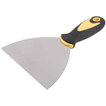 Шпатель, нерж.сталь, прорезиненная ручка 5 (125 мм)-1