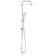 27399002 Tempesta New Rustic 200 Душевая система с переключателем (без смесителя), хром 27399002