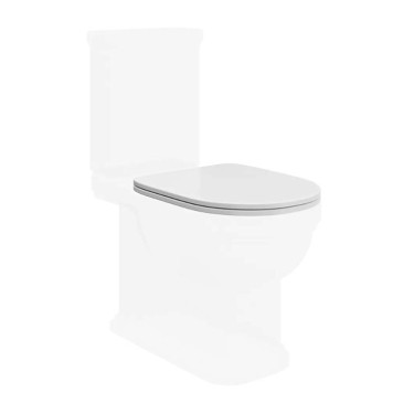 Kerama Marazzi Pompei Сиденье для напольного унитаза, цвет: белое глянцевое-1