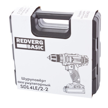 Шуруповерт аккумуляторный REDVERG Basic SD14LE/2-2-8