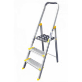 Стремянка Алюмет алюминиевая аннодированная 3 ступени