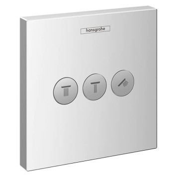 Hansgrohe ShowerSelect Запорный вентиль, с переключением на 3 выхода, цвет: хром. 15764000