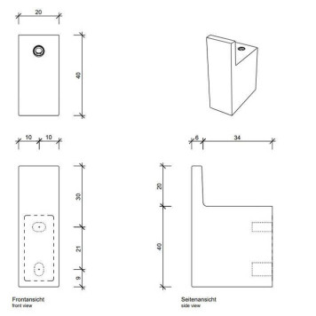 Decor Walther Brick Крючок, подвесной, цвет: хром-1