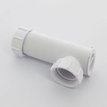 Клапан самозакрывающийся McAlpine сливной горизонтальный (сухой сифон), вход 1 1/4, 32 мм компрес.-1