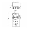 Gattoni GBOX Универсальная монтажная коробка под встраиваемый смеситель для душа на 2-5 источников
