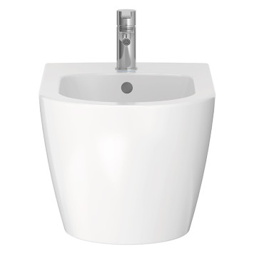 Duravit Me by Starck Биде подвесное 57х37см., с 1 отв. под смеситель, с креплением, цвет: белый. 2288150000-1