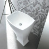 Artceram JAZZ Livingtec Раковина напольная с сифоном, 60х48х85см, цвет: белый глянцевый. JZL006 01 00/ JZ13bi*1