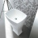 Artceram JAZZ Livingtec Раковина напольная с сифоном, 60х48х85см, цвет: белый глянцевый. JZL006 01 00/ JZ13bi*1
