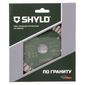 Круг алмазный SHYLD сегментный по граниту 125х22,23 мм(30200)