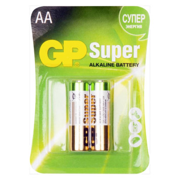 Элемент питания GP 15A/LR6 (AA) BC2 (2шт)