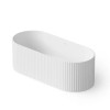 Dea Design Stripes Ванна 170х72х56см., отдельностоящая, Solid Surface, цвет: White №18. DD8803 1700 18