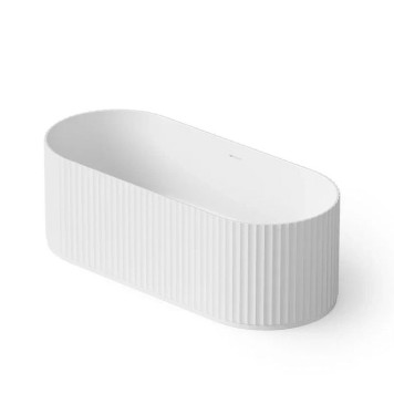 Dea Design Stripes Ванна 170х72х56см., отдельностоящая, Solid Surface, цвет: White №18. DD8803 1700 18