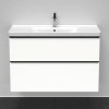 Duravit D-Neo Тумба с раковиной 98.4x45.2хh62.5см, 2 ящика, подвесная, цвет: Белый матовый