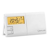 Терморегулятор, беспроводной, программируемый, с питанием на батарейках, накладной, в комплекте с беспроводным исполнительным устройством с беспотенциальным реле