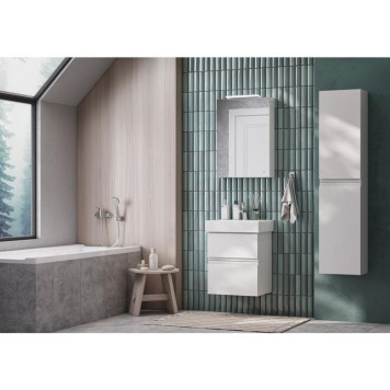 Roca Oleta Шкаф колонна 35x25x150см, цвет: белый матовый. A857650501-2