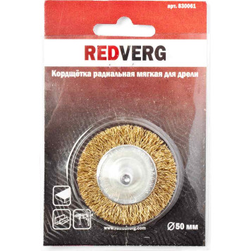 Кордщетка для дрели REDVERG радиальная 50мм(830061)-1