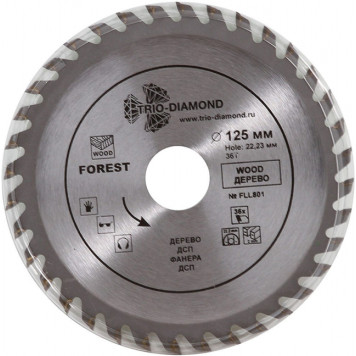 Диск пильный Trio-Diamond 125*22,23*36Т FLL801