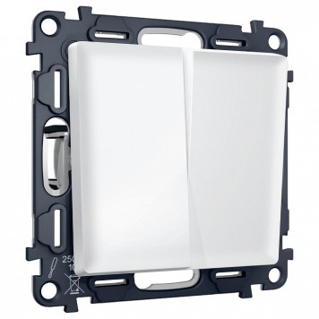 Выключатель перекрестный двухклавишный без рамки Ambrella Volt MA MA123030