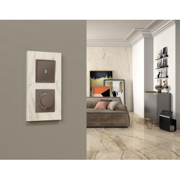 Терморегулятор электромеханический для теплого пола без рамки Ambrella Volt ALFA MA635710-1