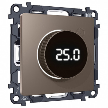 Терморегулятор электромеханический для теплого пола без рамки Ambrella Volt ALFA MA635810