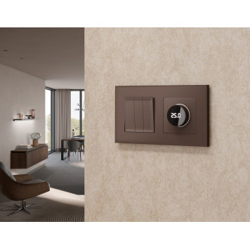 Терморегулятор электромеханический для теплого пола без рамки Ambrella Volt ALFA MA635810-1