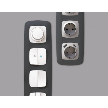 Рамка на 1 пост Ambrella Volt Ecta OF140801-1