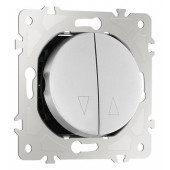 Выключатель для жалюзи без рамки Arte Milano 202 202.38-2.silver