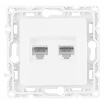 Розетка Ethernet RJ-45 без рамки Arte Milano am-217 217.45-2.white