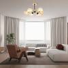 Люстра на штанге Arte Milano Napoli-329007 329007/3+3 GD.BK