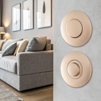 Выключатель одноклавишный Arte Milano SET08-1 SET08-1-30-1 shampan-2