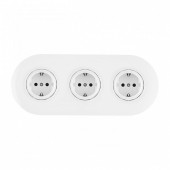 Розетка с заземлением и со шторкой Arte Milano SET08-3 SET08-3-40-1x3 white