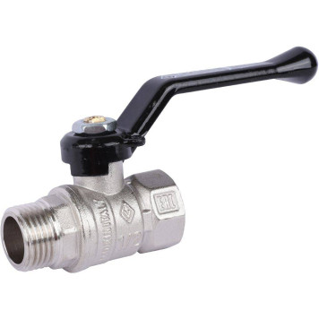 Шаровой кран BUGATTI Arizona с ручкой-рычагом из алюминия, внутренняя наружная резьба 1/2&