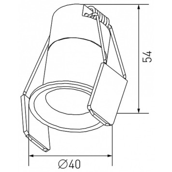 Встраиваемый светильник DesignLed HIDDEN 00-00006638-2