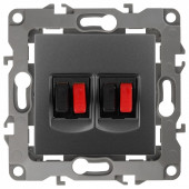 Розетка акустическая без рамки Эра Эра 12 12-3112-12