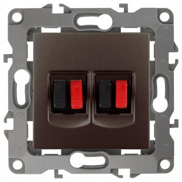 Розетка акустическая без рамки Эра Эра 12 12-3112-13