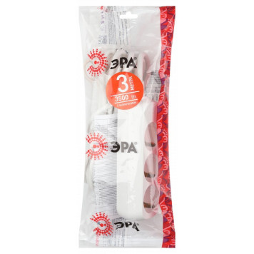 Удлинитель Эра U-3e-3m-3x1-1