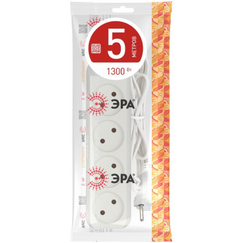 Удлинитель Эра UX-4-5m-1