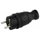 Вилка прямая с заземлением Эра  V8-B-IP44