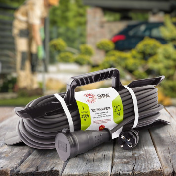 Удлинитель Эра UFx-1e-3x2,5-20m-IP44(KG)-3