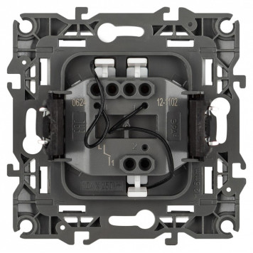 Выключатель одноклавишный с подсветкой без рамки Эра Эра 12 12-1102-01М-2
