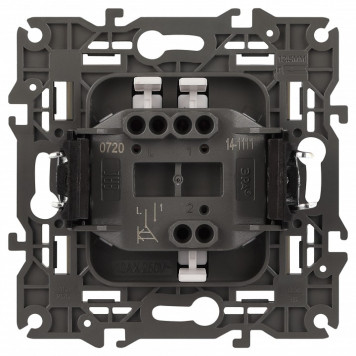 Выключатель одноклавишный без рамки Эра Эра Elegance 14-1111-01М-4