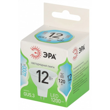 Лампа светодиодная Эра Green Line LED MR16-12W-840-GU5.3 GL-2