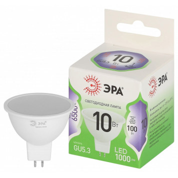 Лампа светодиодная Эра Green Line LED MR16-10W-865-GU5.3 GL-1