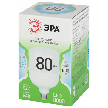 Лампа светодиодная Эра Green Line LED POWER T120-80W-840-E27/E40 GL-2